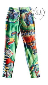 1992 Versace Jazz Age Jeans – Vintage Couture, Back view | Sold Attire