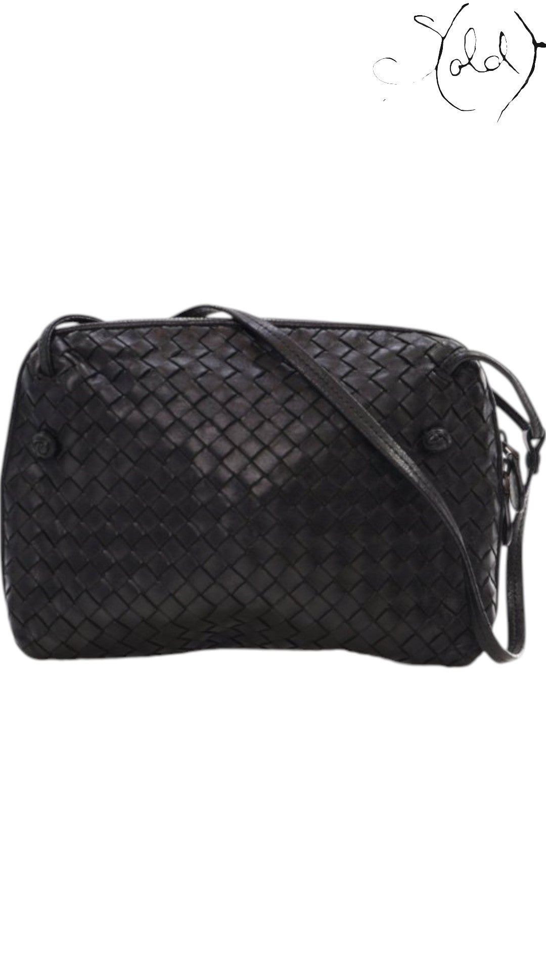 Sold Attire Bag Bottega Veneta Nodini – Black Intrecciato Nappa (Repainted) | Sold Attire