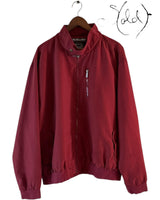 Vintage Red Cotton Bomber – Atlas XXL