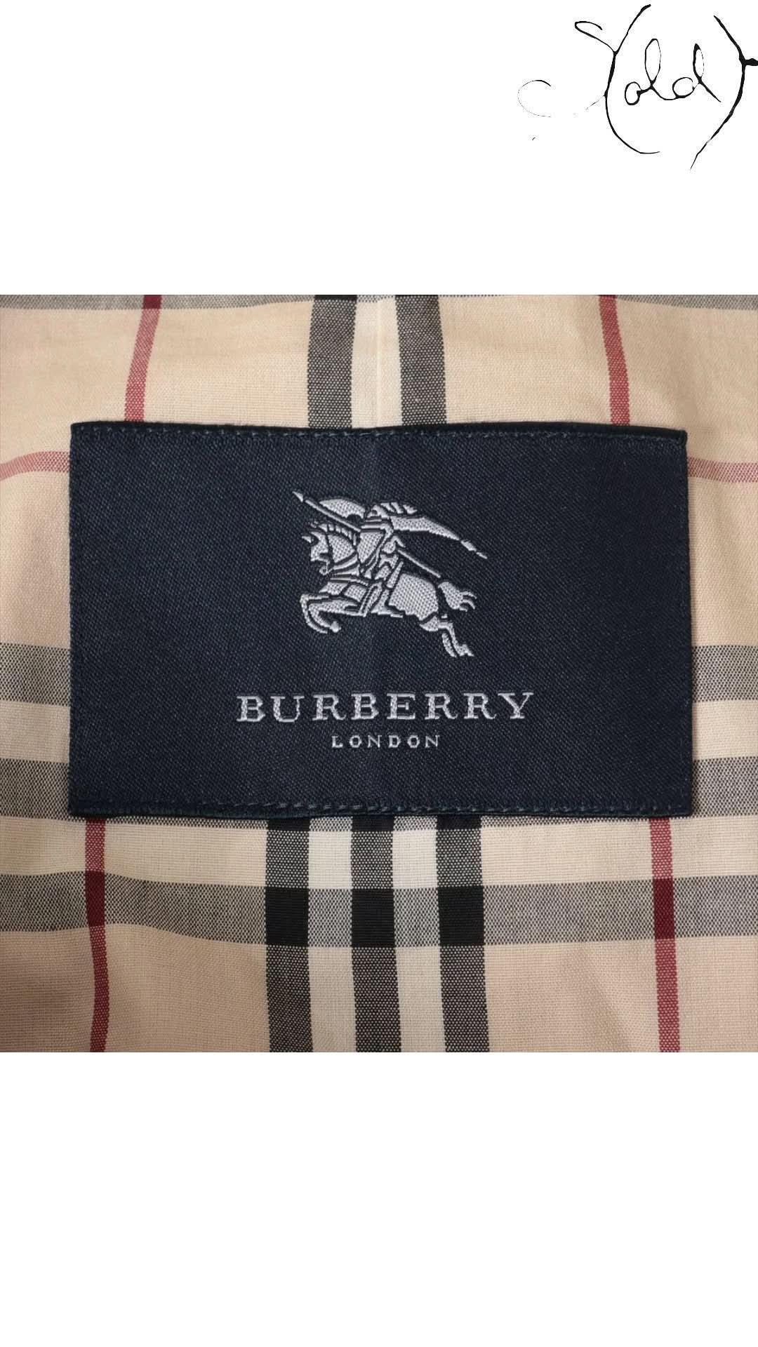 Burberry London Cotton Balmacaan Coat Size S Beige Made in Japan | Sold Attire