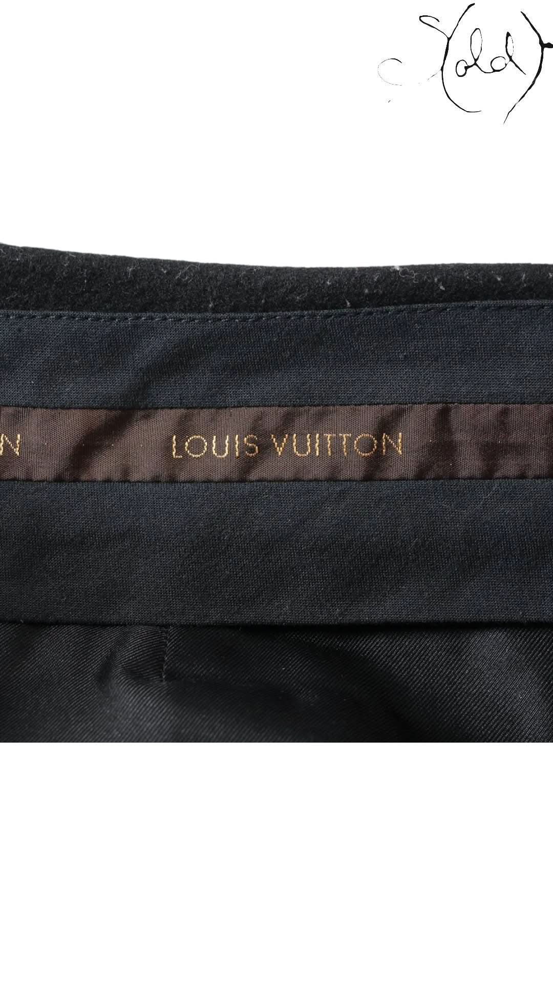 Louis Vuitton 2010 AW Wool Skirt - Italian Craft | Sold Attire