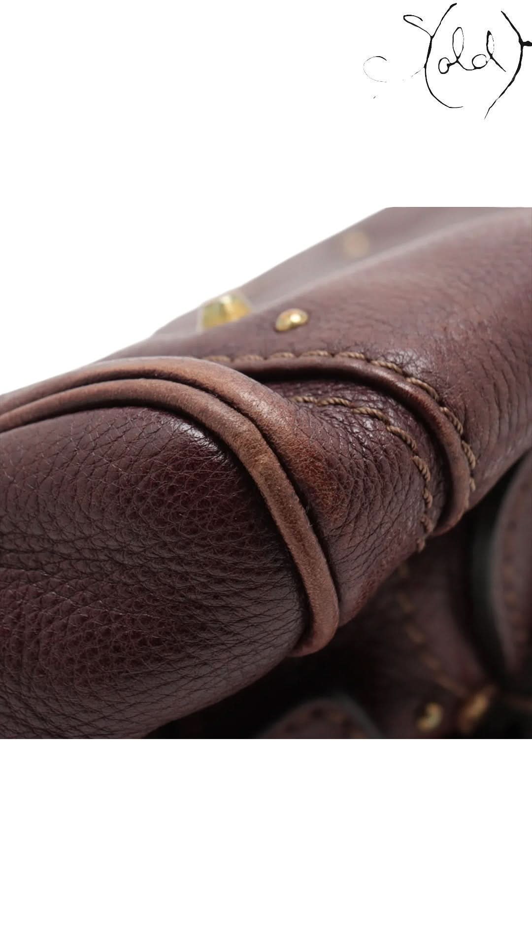 Chloé Paddington Brown Leather IT Bag Signature Padlock 2000s Icon | Sold Attire