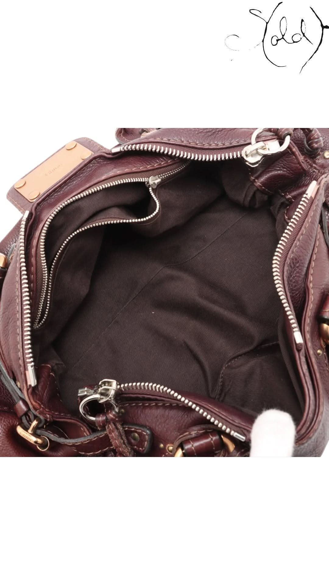 Chloé Paddington Brown Leather IT Bag Signature Padlock 2000s Icon | Sold Attire