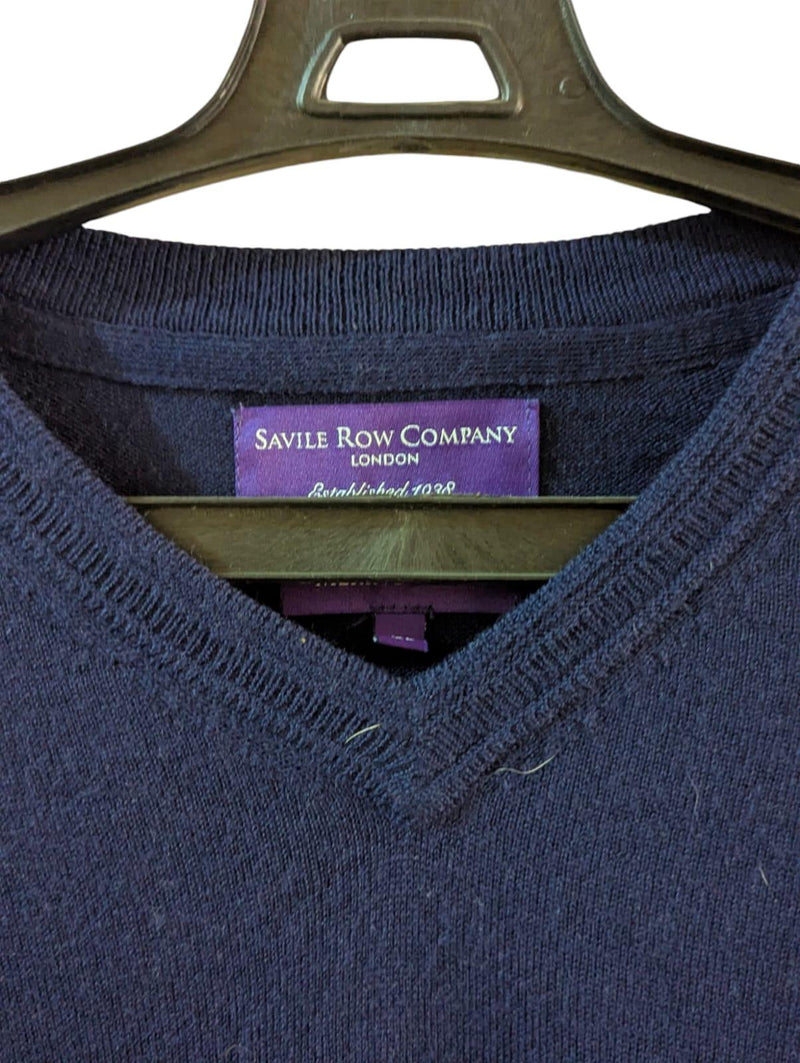 Savile Row Navy Sweater – Old Money Elegance