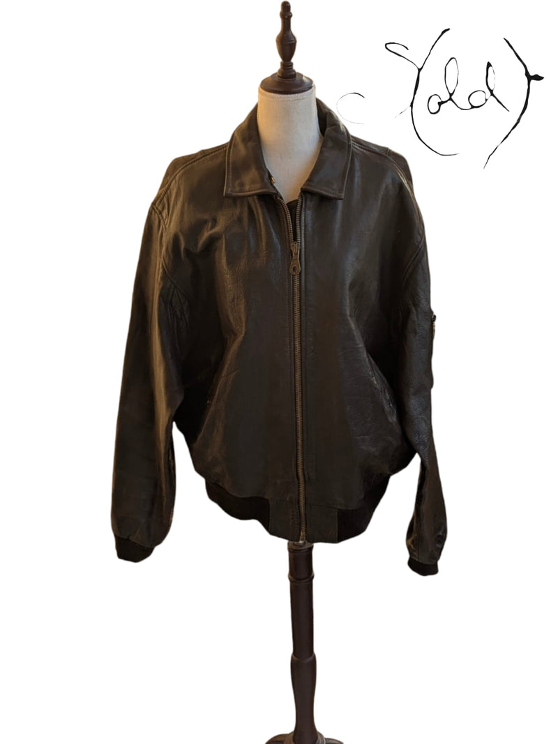 Serge Hervet Leather Jacket - Vintage Classic