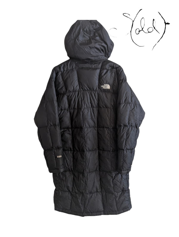 North Face Long Black Puffer Coat – 600 Fill