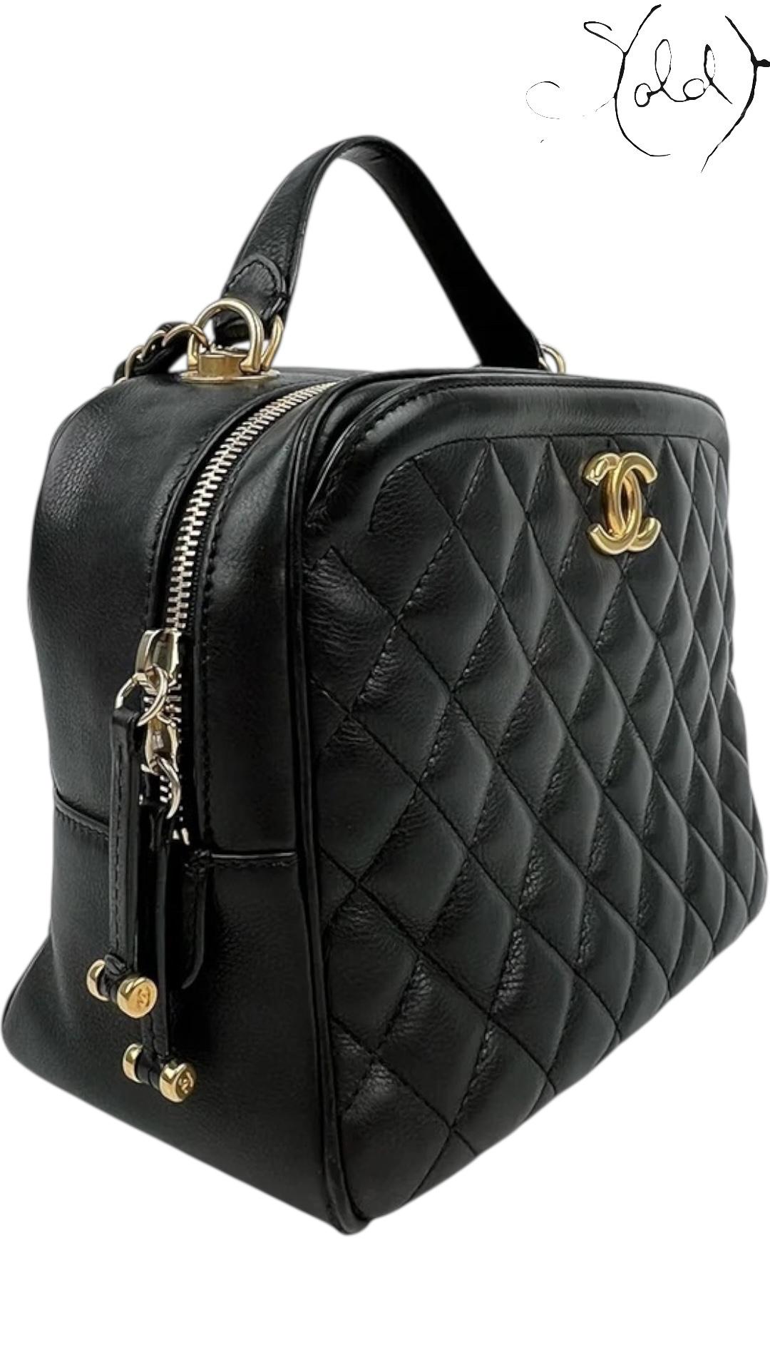 Sold Attire Bag CHANEL Vanity Case Crossbody Bag – Black Lambskin GHW | Sold Attire