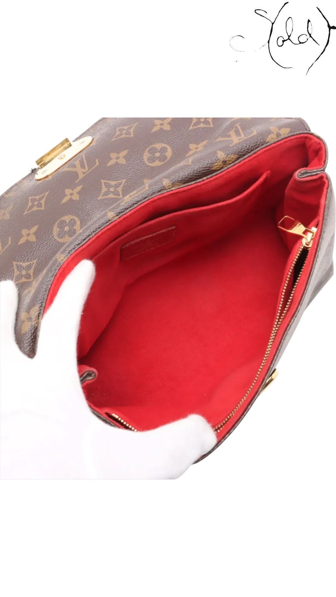 Louis Vuitton Monogram Saint-Placide Crossbody Bag Red Interior Complete Set | Sold Attire