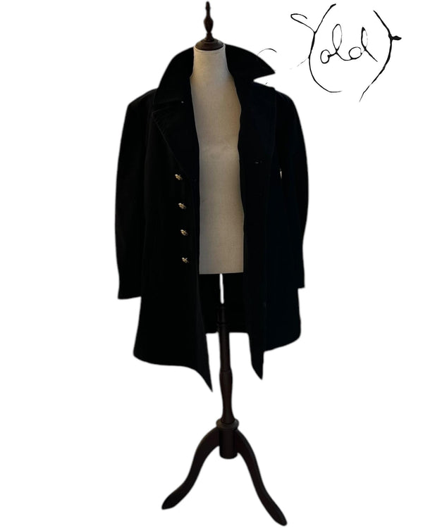 1964 German Military Peacoat – Vintage Classic