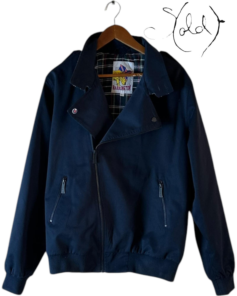 Blue Harrington Jacket – Retro Vibes