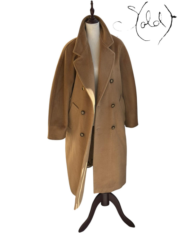 Max Mara Camel Over Coat – Effortlessly Chic