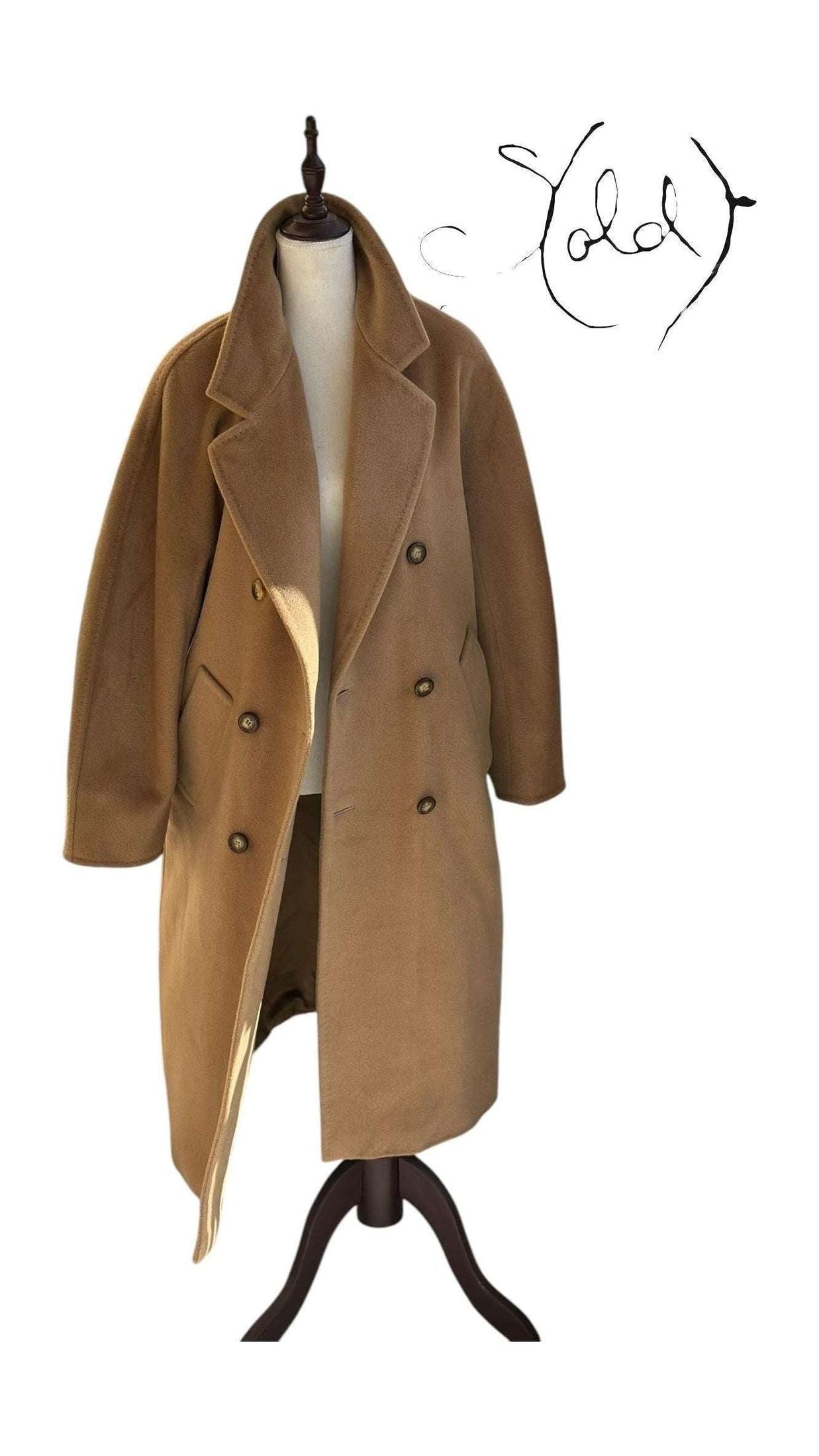 Max Mara Camel Over Coat – Effortlessly Chic coats, old-money, Rare Gems