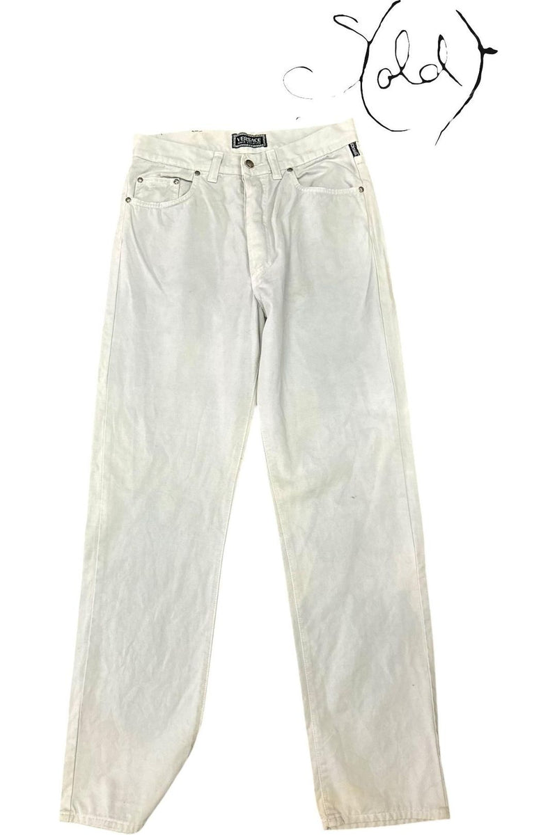 Versace Vintage Denim - Classic Italian Style Trousers Sold Attire