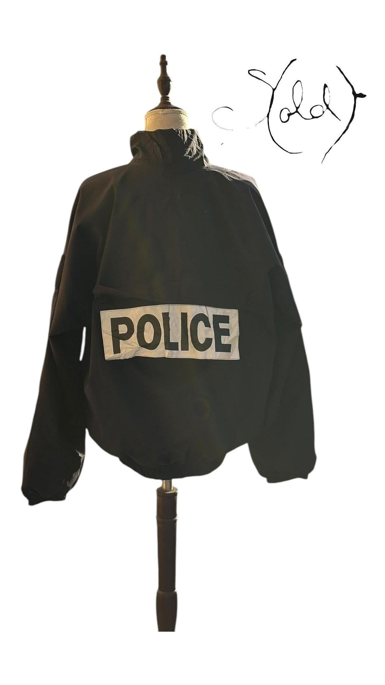 Authentic French Police Jacket - Rare Vintage Find Jacket, Rare Gems