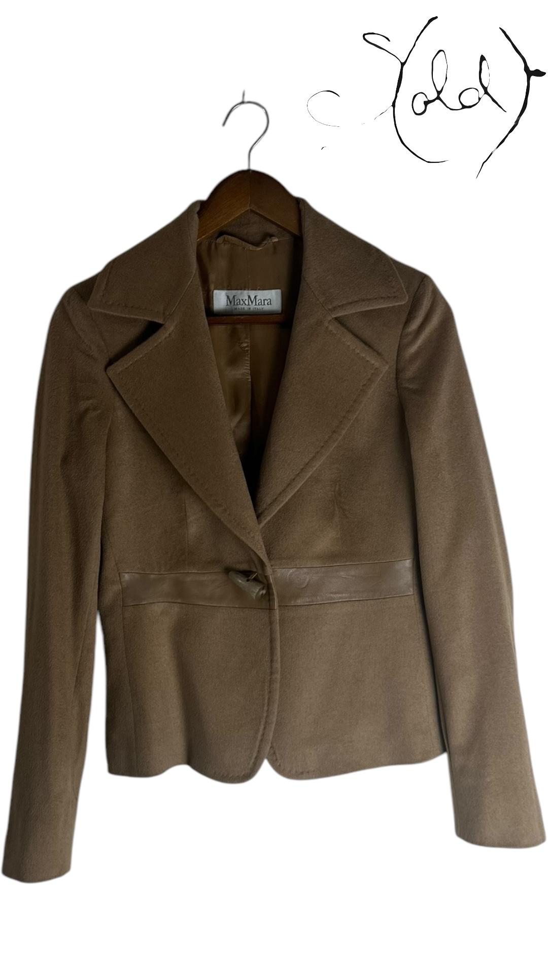 Vintage Max Mara Cashmere Jacket – Timeless Italian Luxury