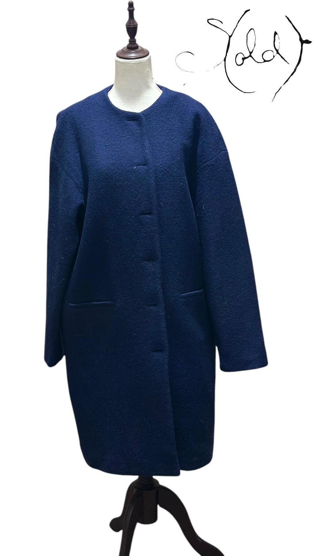 Love Moschino Wool Coat – Silent Luxury Defined