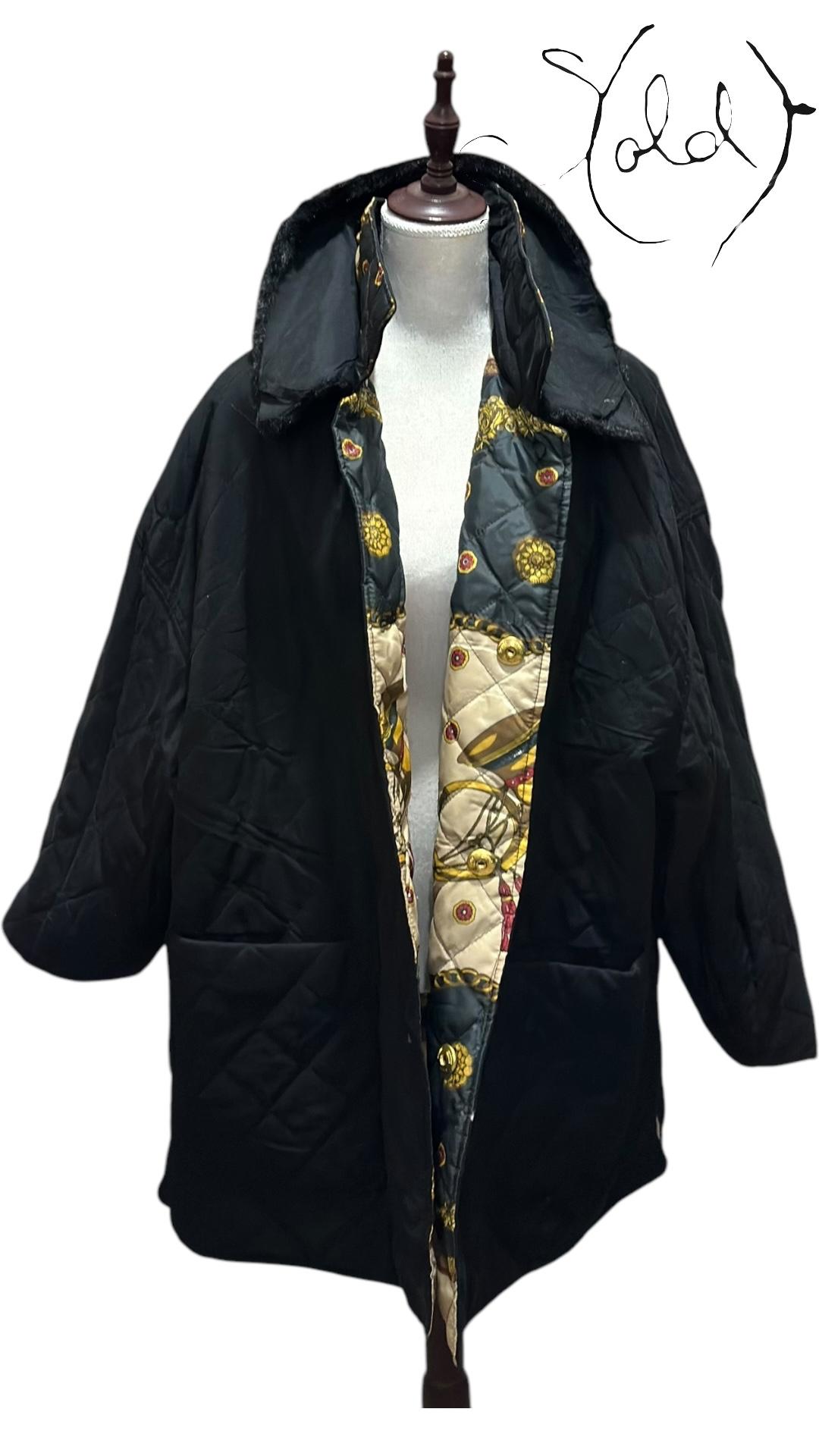 Reversible Baroque Vintage Jacket – Double the Style