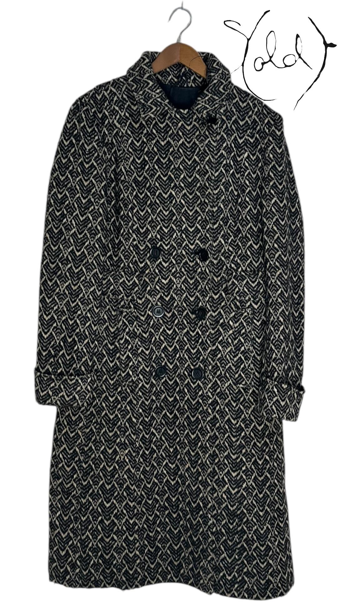 Max Mara Herringbone Wool Coat – Understated Elegance | Sold Attire