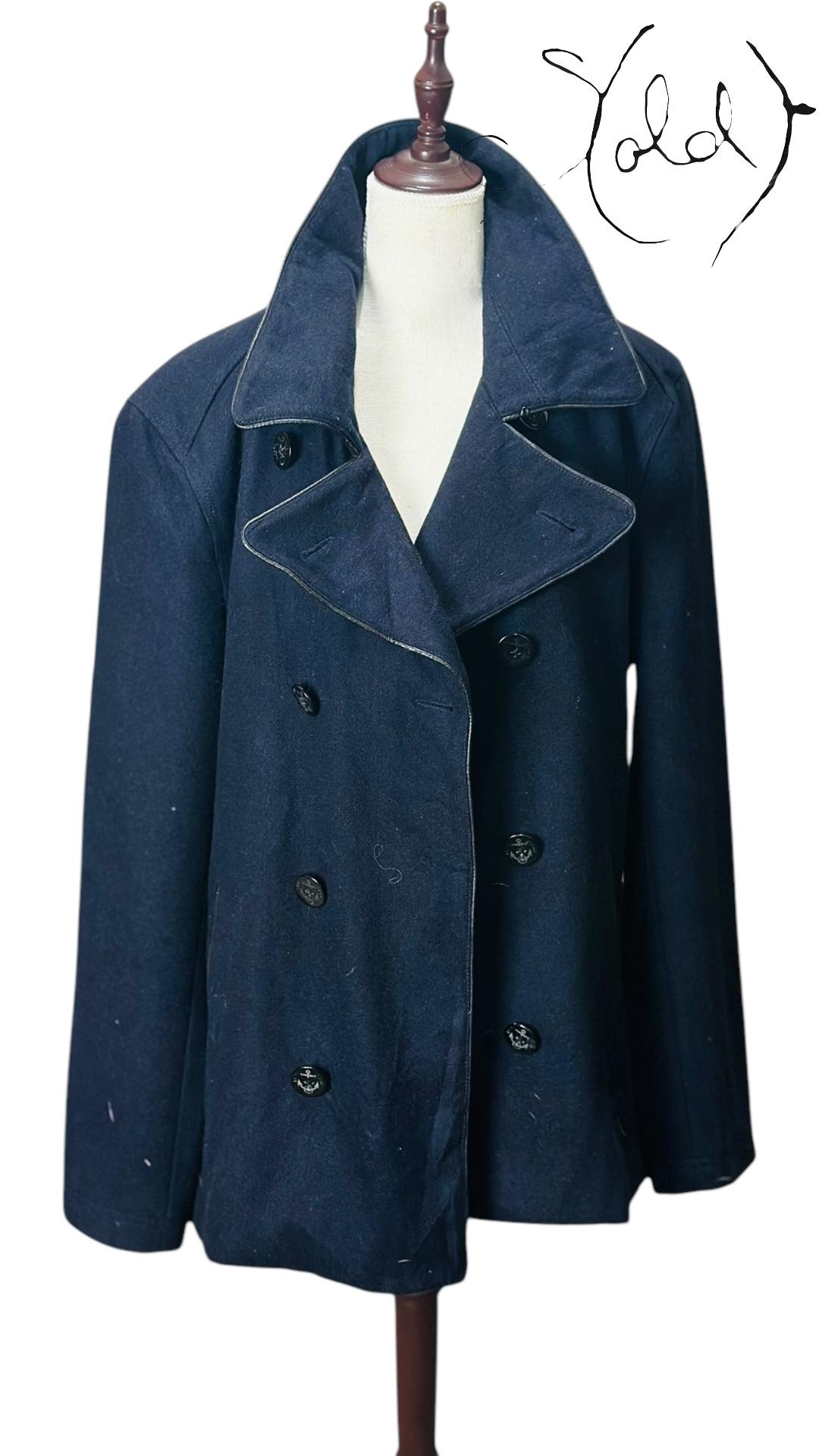 Pepe Jeans Wool Peacoat – British Heritage | Sold Attire