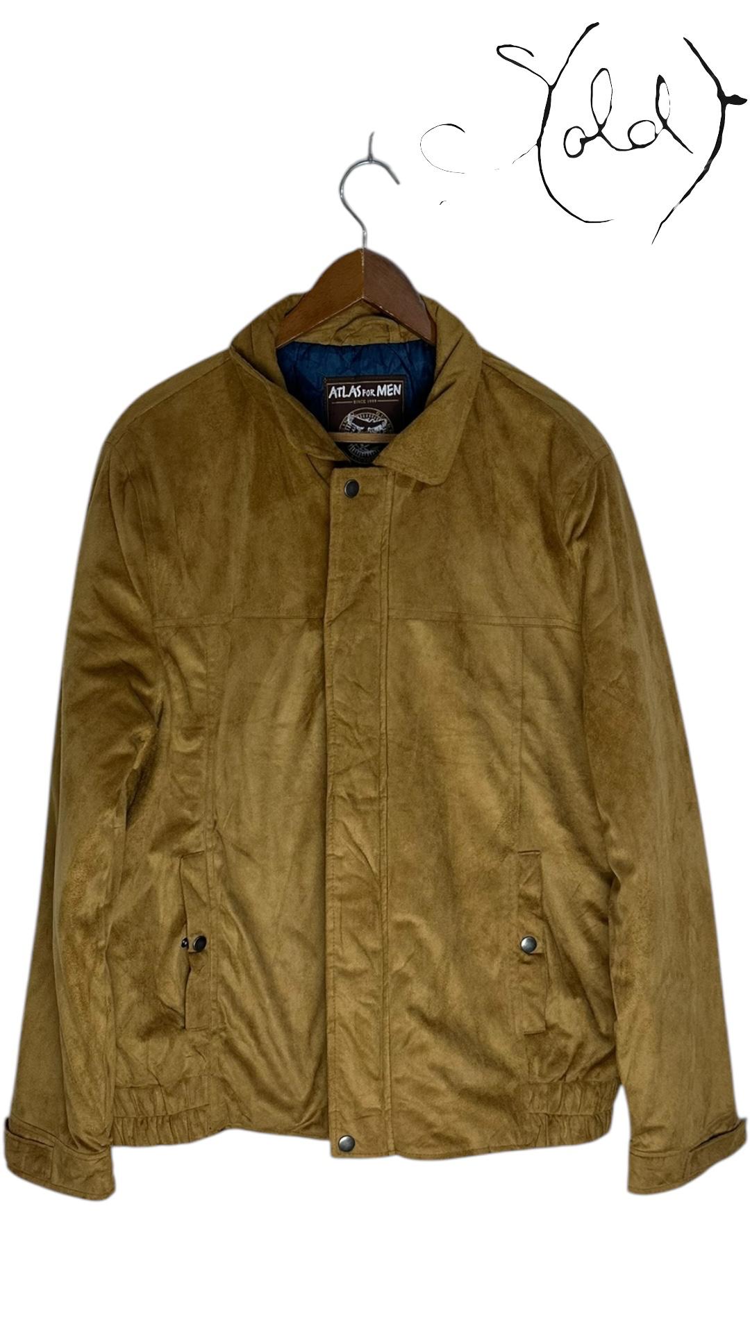 Atlas Tan Suede Jacket – Rugged Charm | Sold Attire