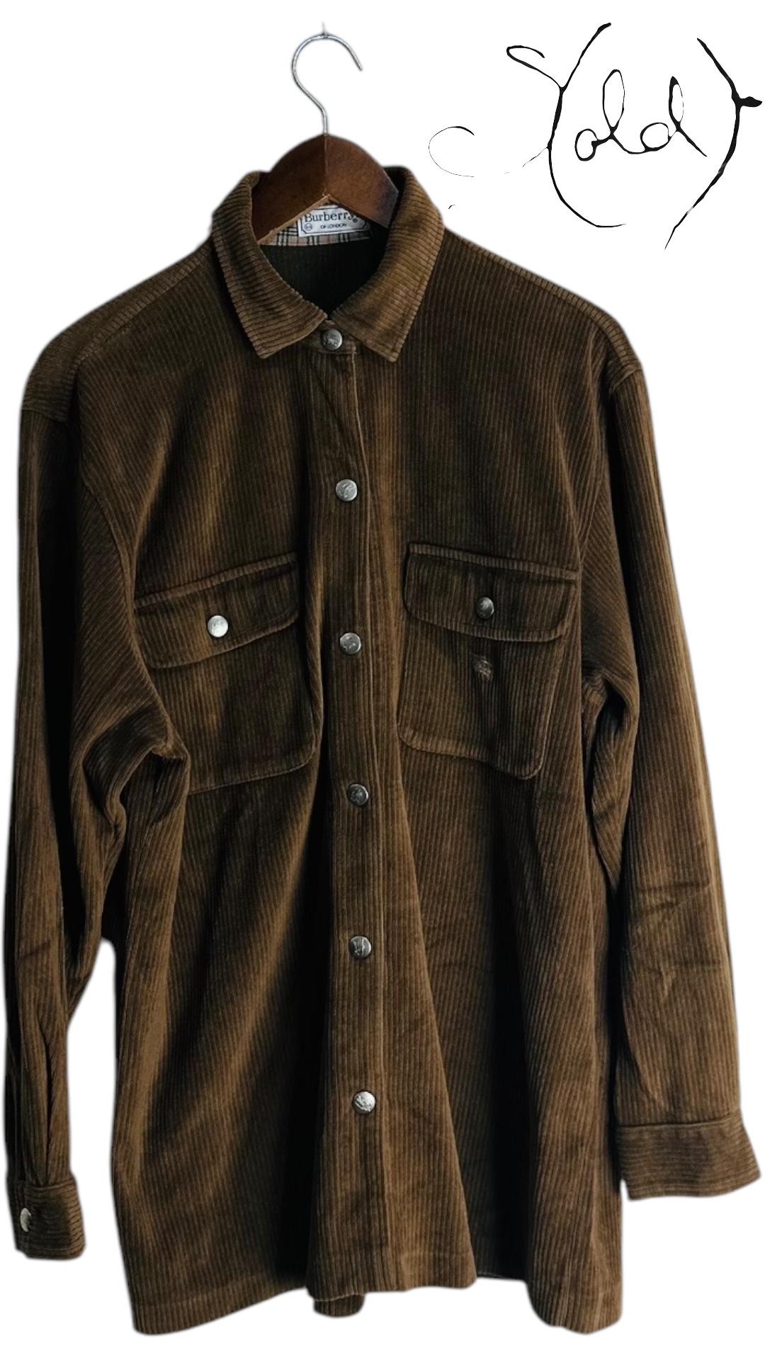 Burberry's London Vintage Corduroy Shirt – Heritage Classic | Sold Attire