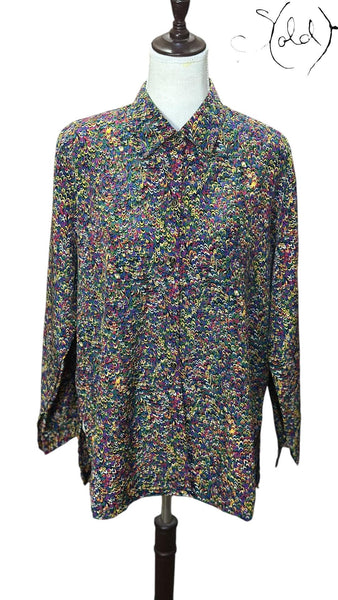 Product: Psychedelic Feather Print Shirt – Fluid Fit | Sold Attire