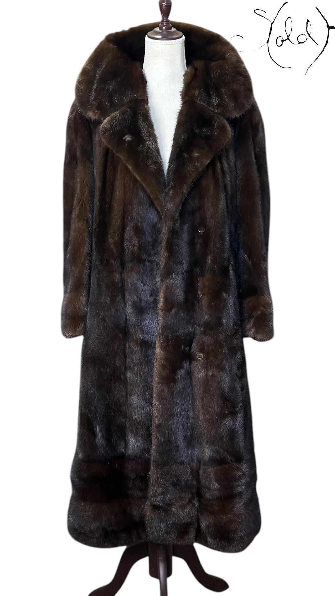 Sold Attire Fur-Coat Vintage Full Mink Coat – Regal Warmth | Sold Attire