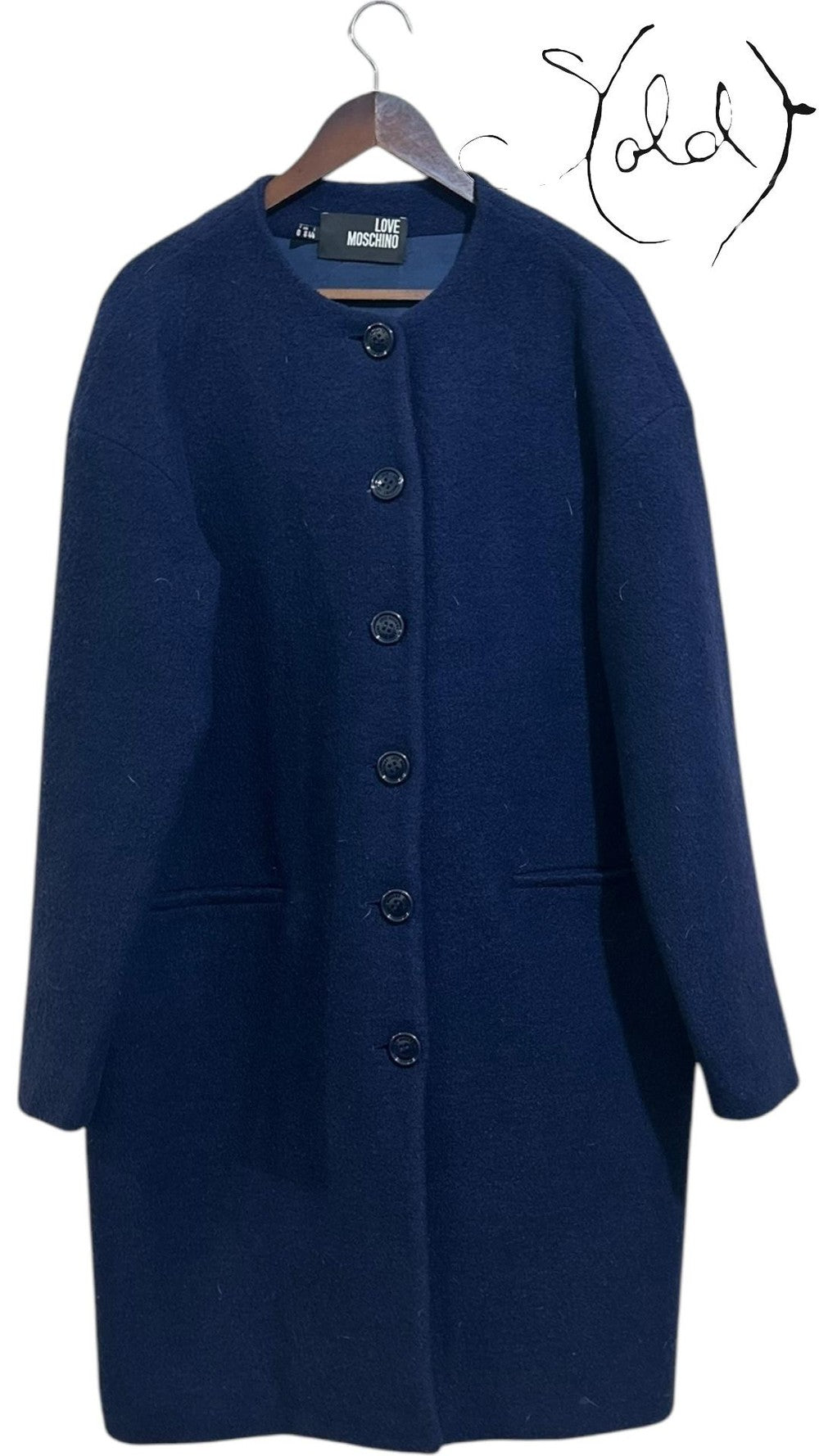 Love Moschino Wool Coat – Silent Luxury Defined