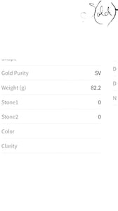 Sold Attire product specification table showing 82.2g weight and SV silver metal for the Akoya long pearl necklace