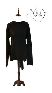 Alexander McQueen Knit Sweater - Sculpted Elegance, Back view | Sold Attire