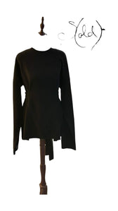 Alexander McQueen Knit Sweater - Sculpted Elegance, Detail view | Sold Attire
