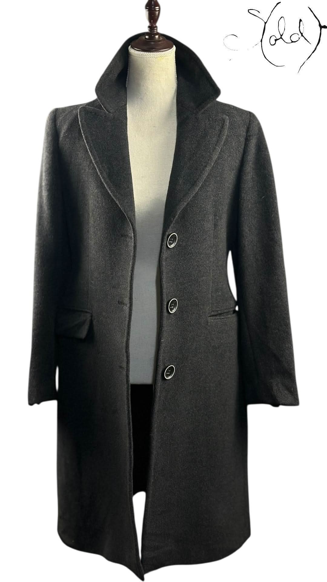 Antonio Fusco Dead - Stock Angora Wool Coat | Sold Attire - Sold Attire