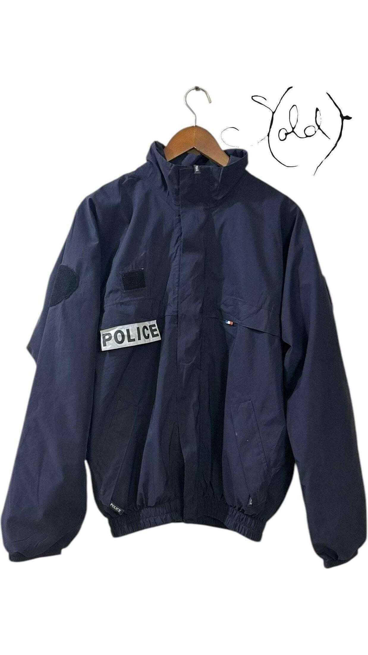 French Police Jacket Navy Vintage 1980s Rare Find | Sold Attire