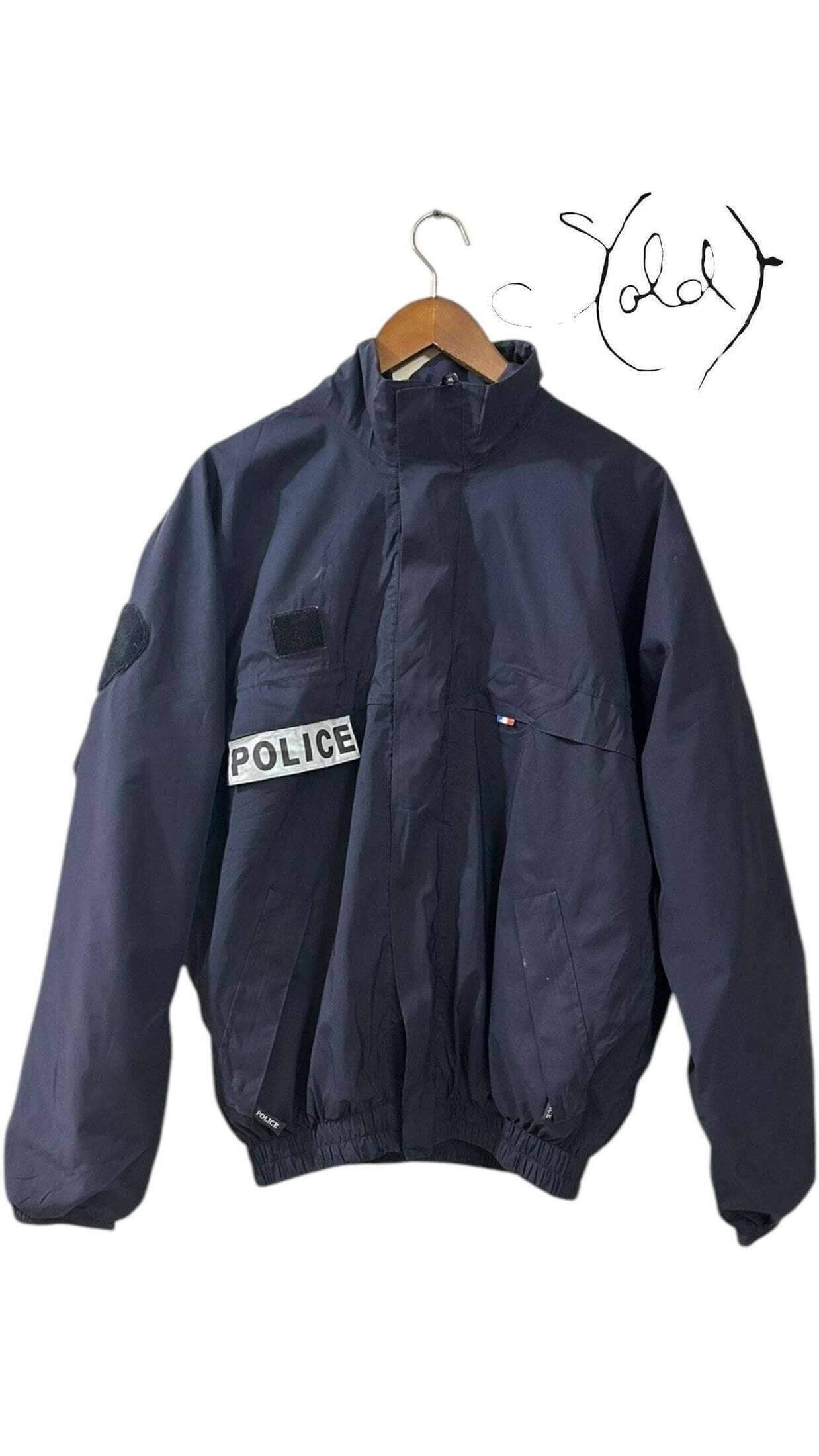 French Police Jacket Navy Vintage 1980s Rare Find | Sold Attire