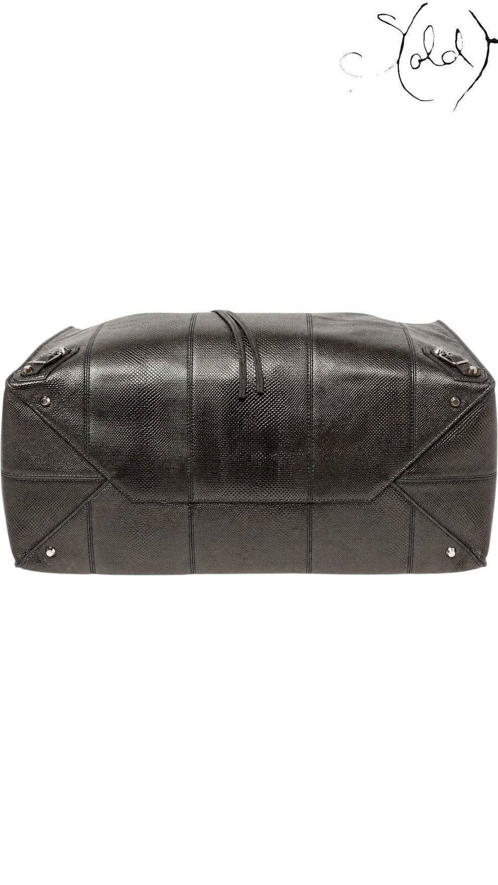 Balenciaga Papier A4 grey karung tote base view