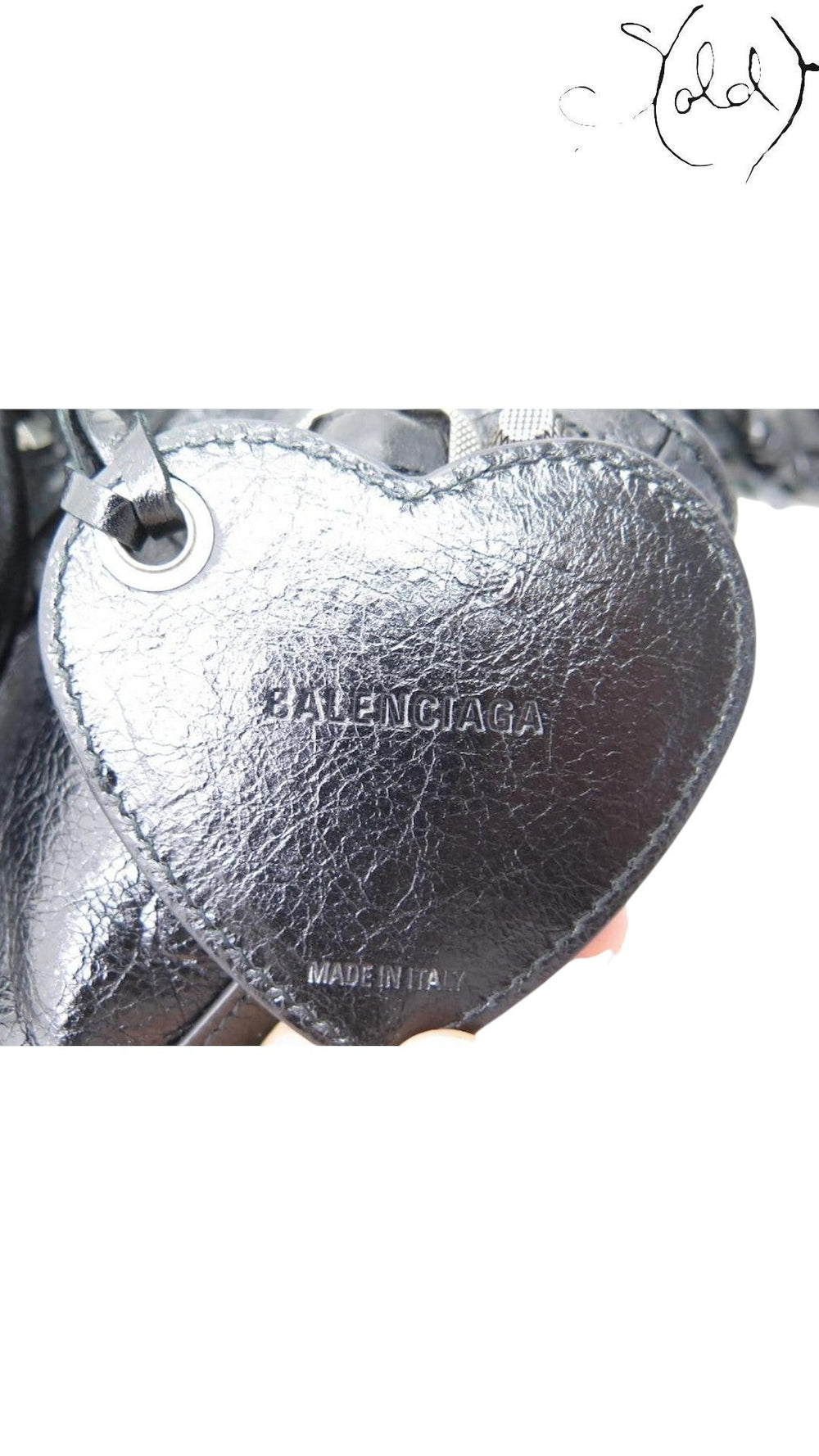 Balenciaga Neo Cagole XS Black Lambskin Bag base detail