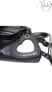 Balenciaga Neo Cagole XS Black Lambskin Bag strap detail