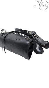 Balenciaga Neo Cagole XS Black Lambskin Bag back view