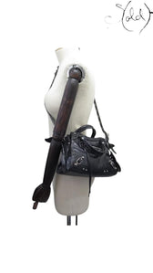 Balenciaga Neo Cagole XS Black Lambskin Bag side detail