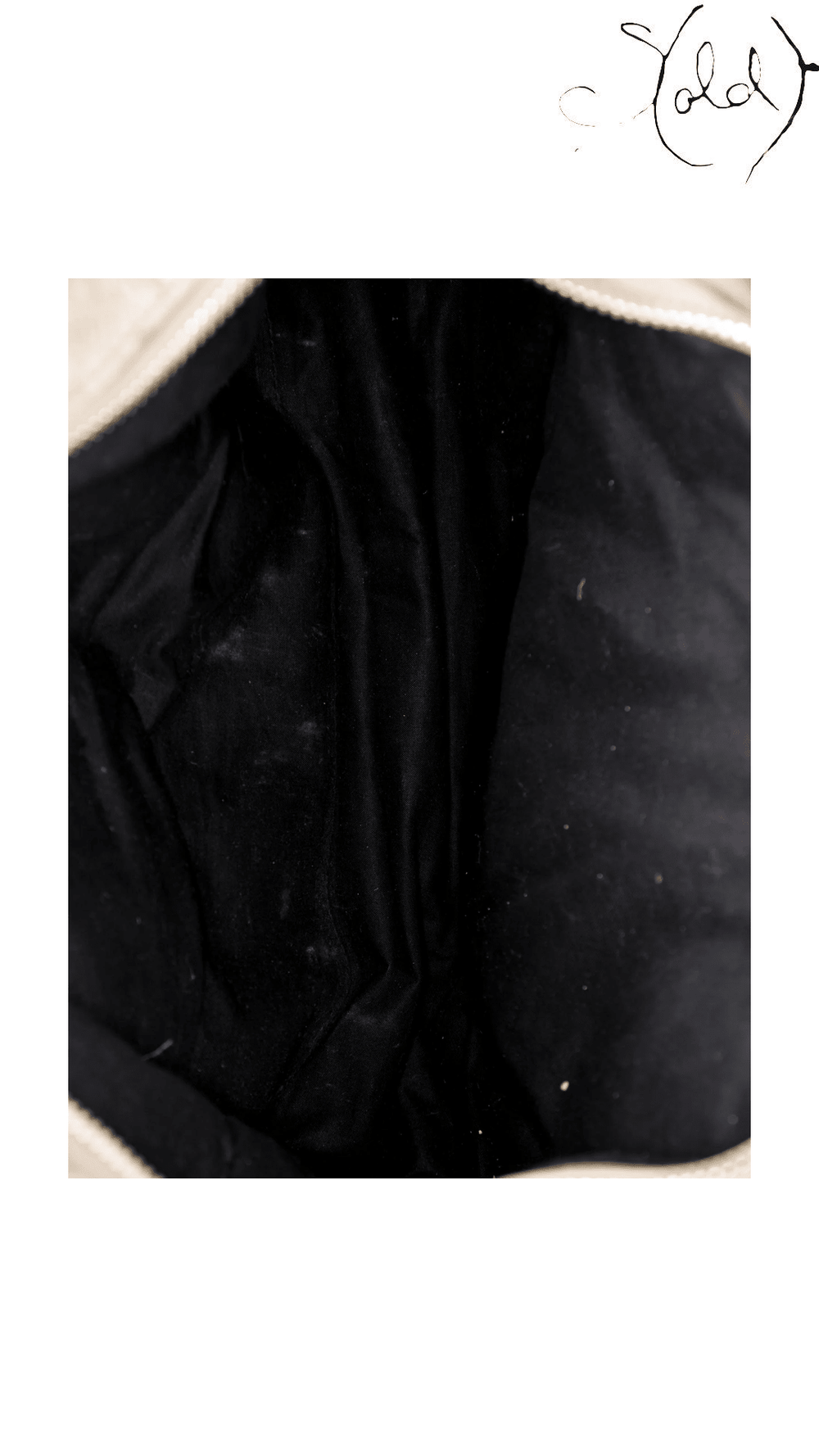 Balenciaga Work black canvas interior