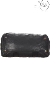 Balenciaga Black Whistle Lambskin Boston Bag 2000s |  Sold Attire