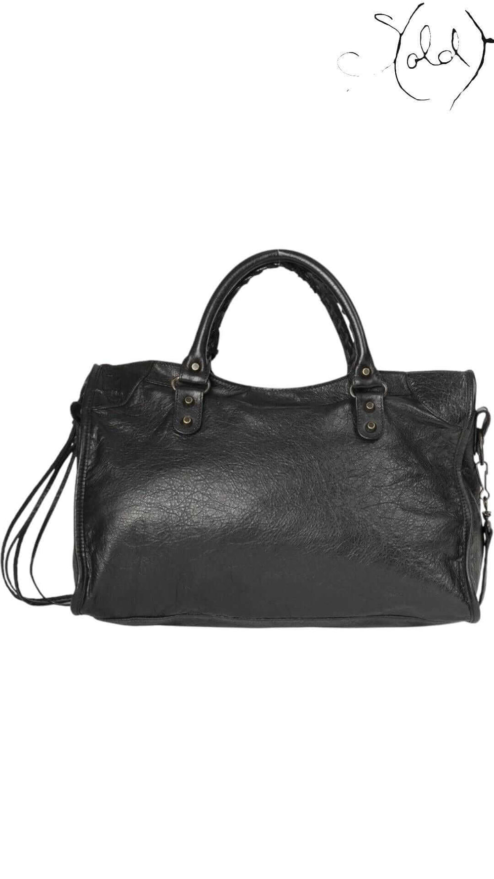Balenciaga City Classic – Refinished Agneau Leather, Detail view | Sold Attire