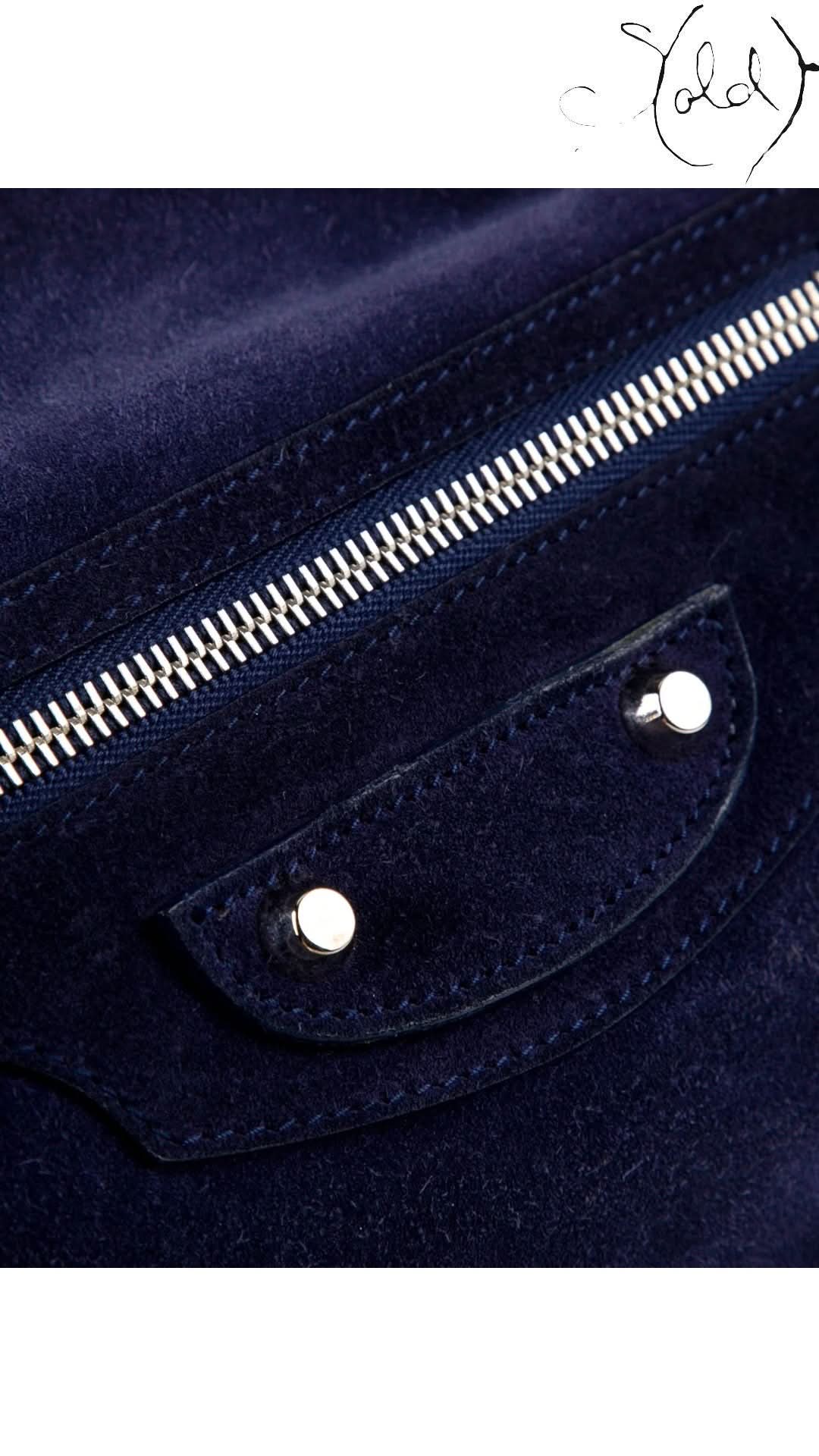 Balenciaga Crossbody Bag Balenciaga Motocross Neo Folk Purple Suede 2013 FW Runway | Sold Attire