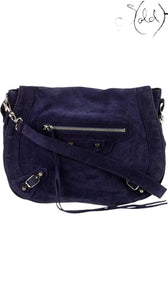 Balenciaga Motocross Neo Folk Purple Suede 2013 FW Runway, Authenticated Pre-Owned | Sold Attire