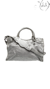 Balenciaga Metallic Classic City Small reverse view