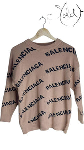 Balenciaga Oversized Wool Sweater – Runway Ready, Authenticated Pre-Owned | Sold Attire