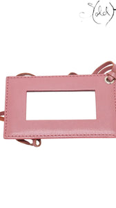 Sold Attire Balenciaga City Giant 12 Rose Bruyere agneau lambskin mirror with leather strap detail