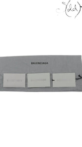 Balenciaga Le Cagole Mini Black Crocodile-Embossed Calfskin Rhinestone Chain 2023, Strap detail | Sold Attire