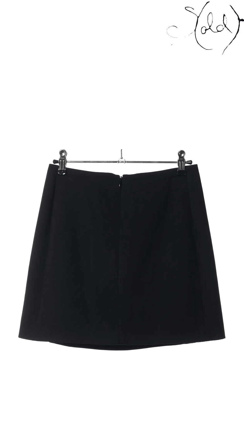 Balenciaga Black Mini Skirt Size 36 - view 2