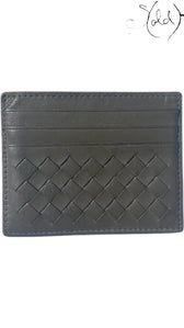 Bottega Intrecciato Cardholder – Grey Nappa, Interior view | Sold Attire